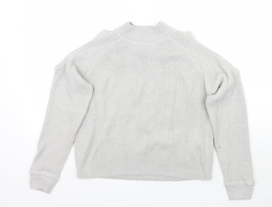 H&M Womens Grey   Pullover Jumper Size XS
