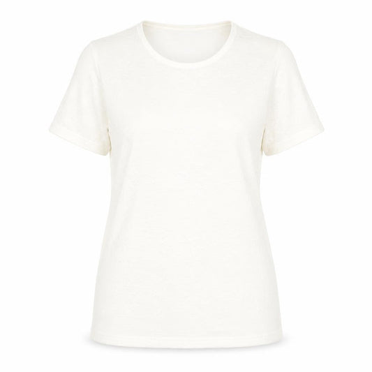 Preworn Womens Ivory Floral  Basic T-Shirt Size 14