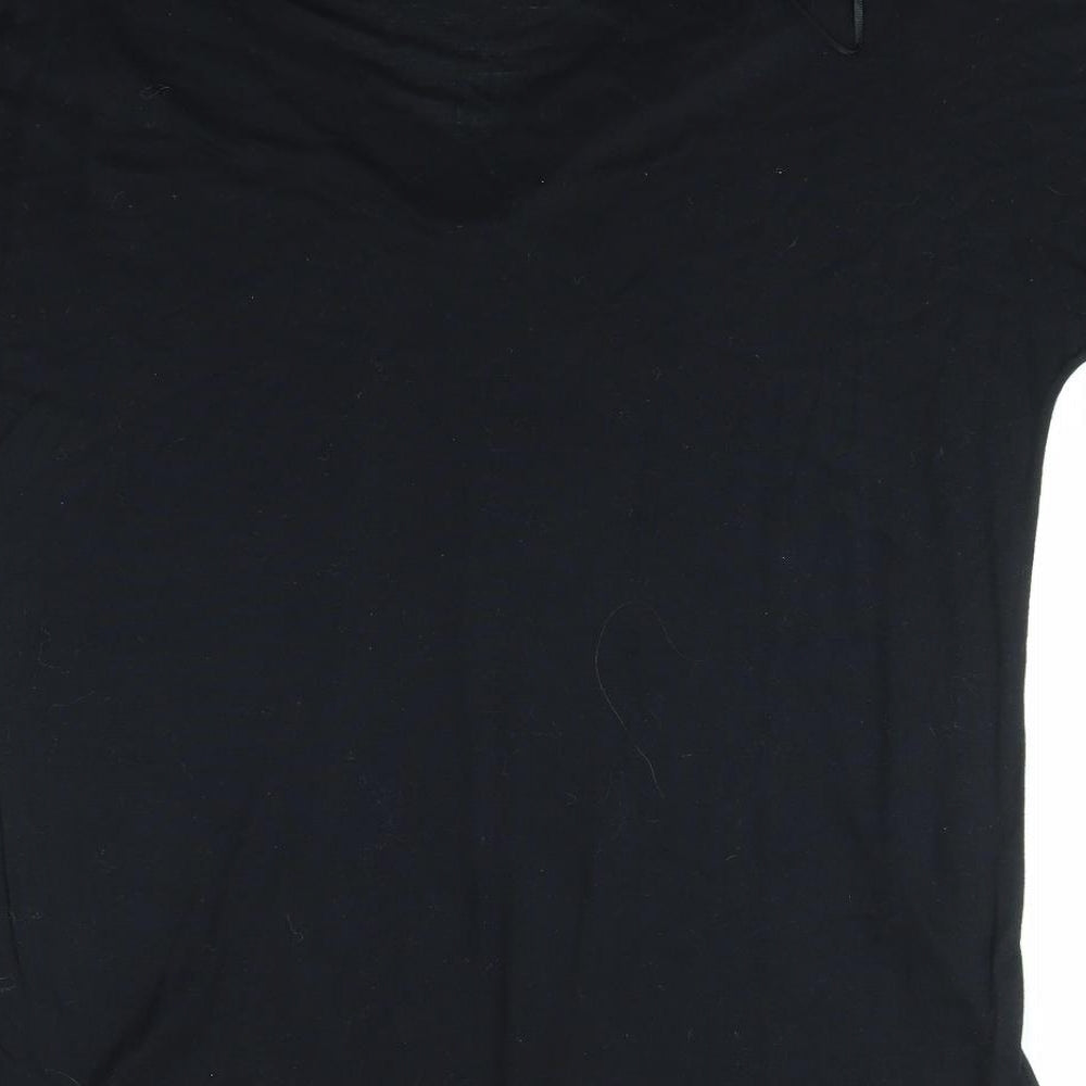 M&S Womens Black   Basic Polo Size 14