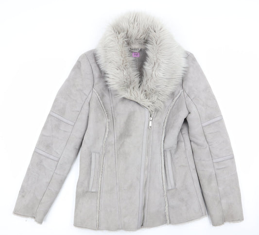 Florence and Fred Womens Grey   Overcoat Coat