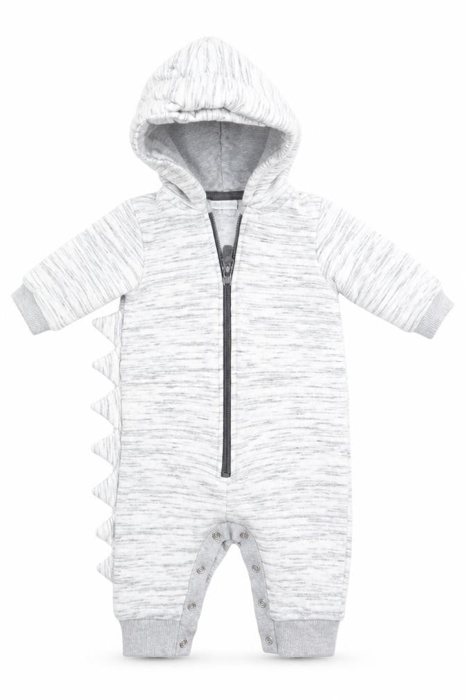 Next Boys Grey Animal Print  Romper One-Piece Size 3-6 Months