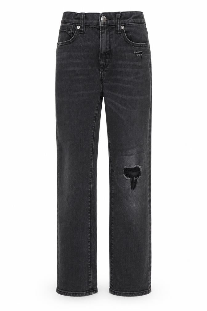 Old Navy Girls Black   Straight Jeans Size 12 Years - Distressed Jeans