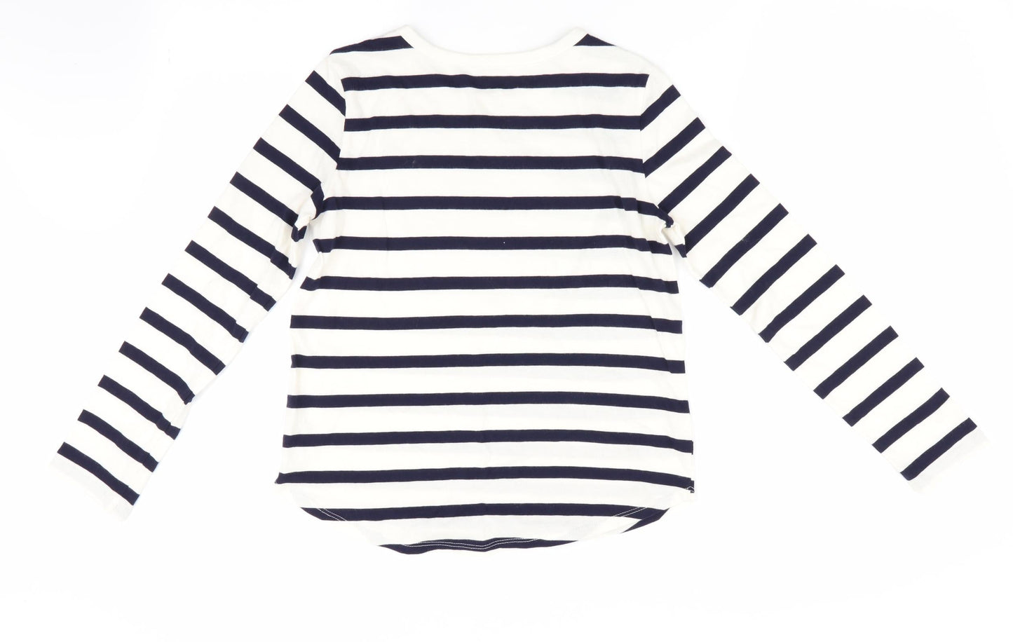 Gap Girls Blue Striped  Basic Casual Size L
