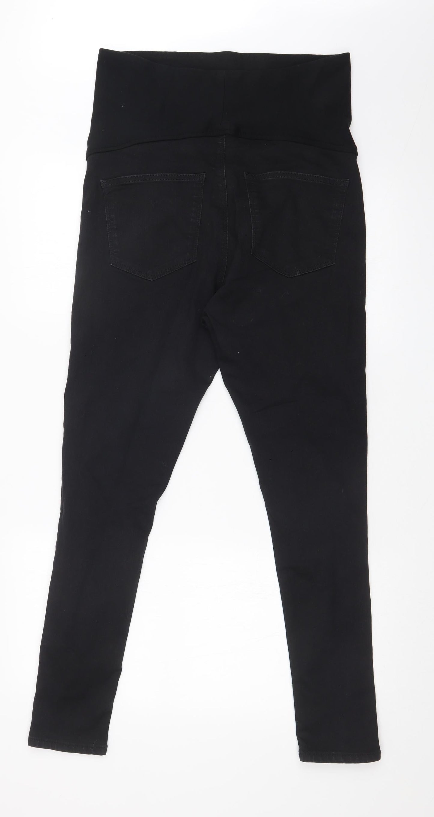 Topshop Womens Black  Denim Skinny Jeans Size 32 in L32 in