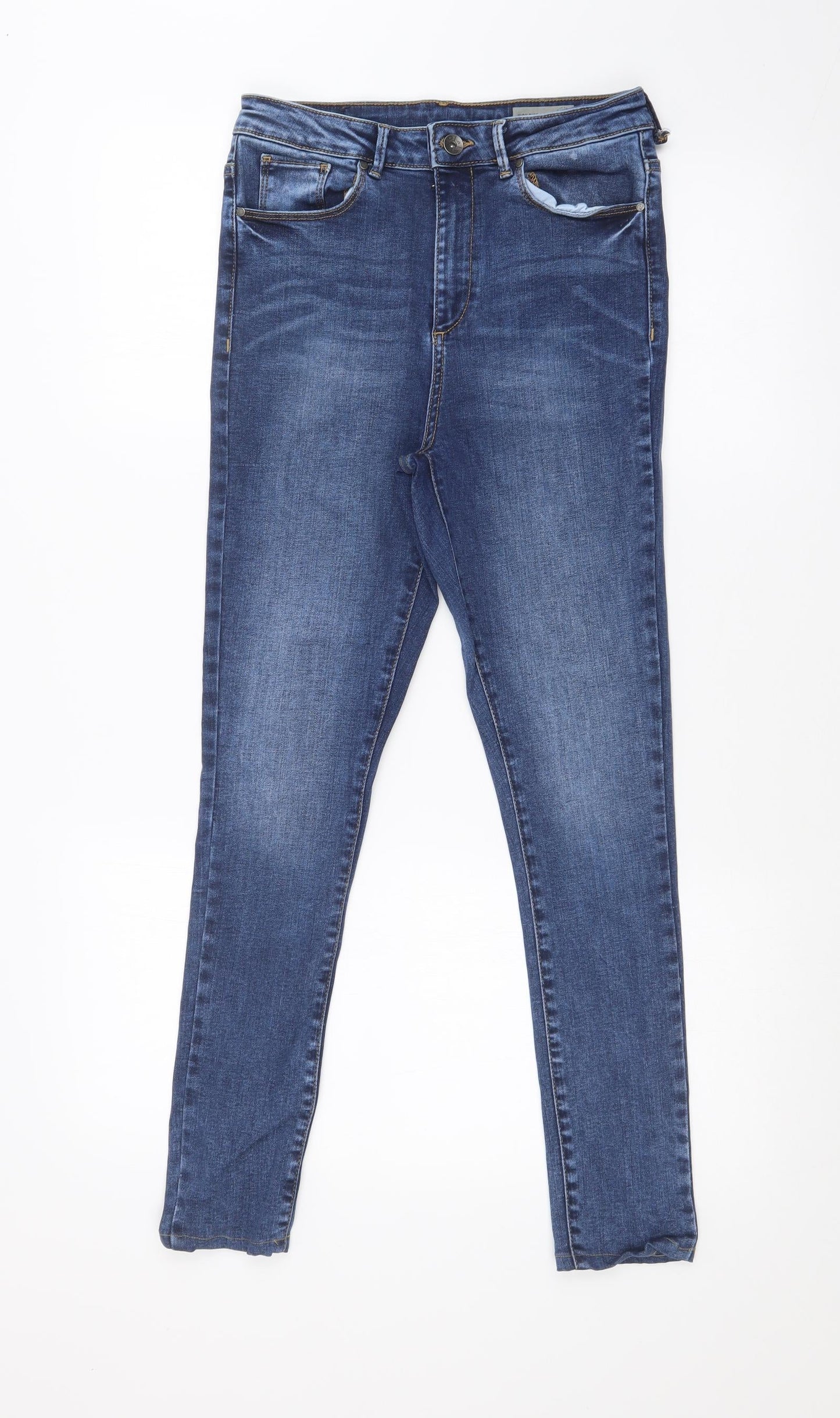 VERO MODA Womens Blue   Skinny Jeans Size 28 in L32 in