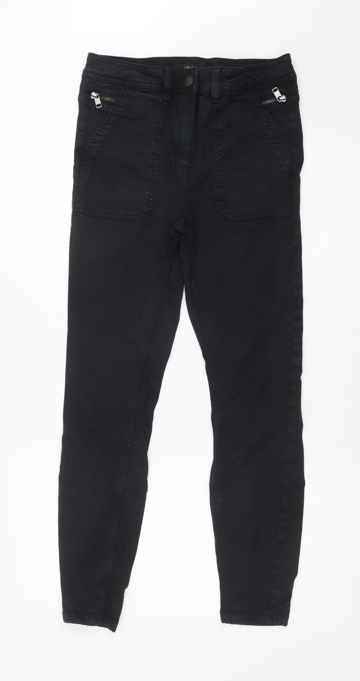 NEXT Womens Black   Skinny Jeans Size 10 L28 in