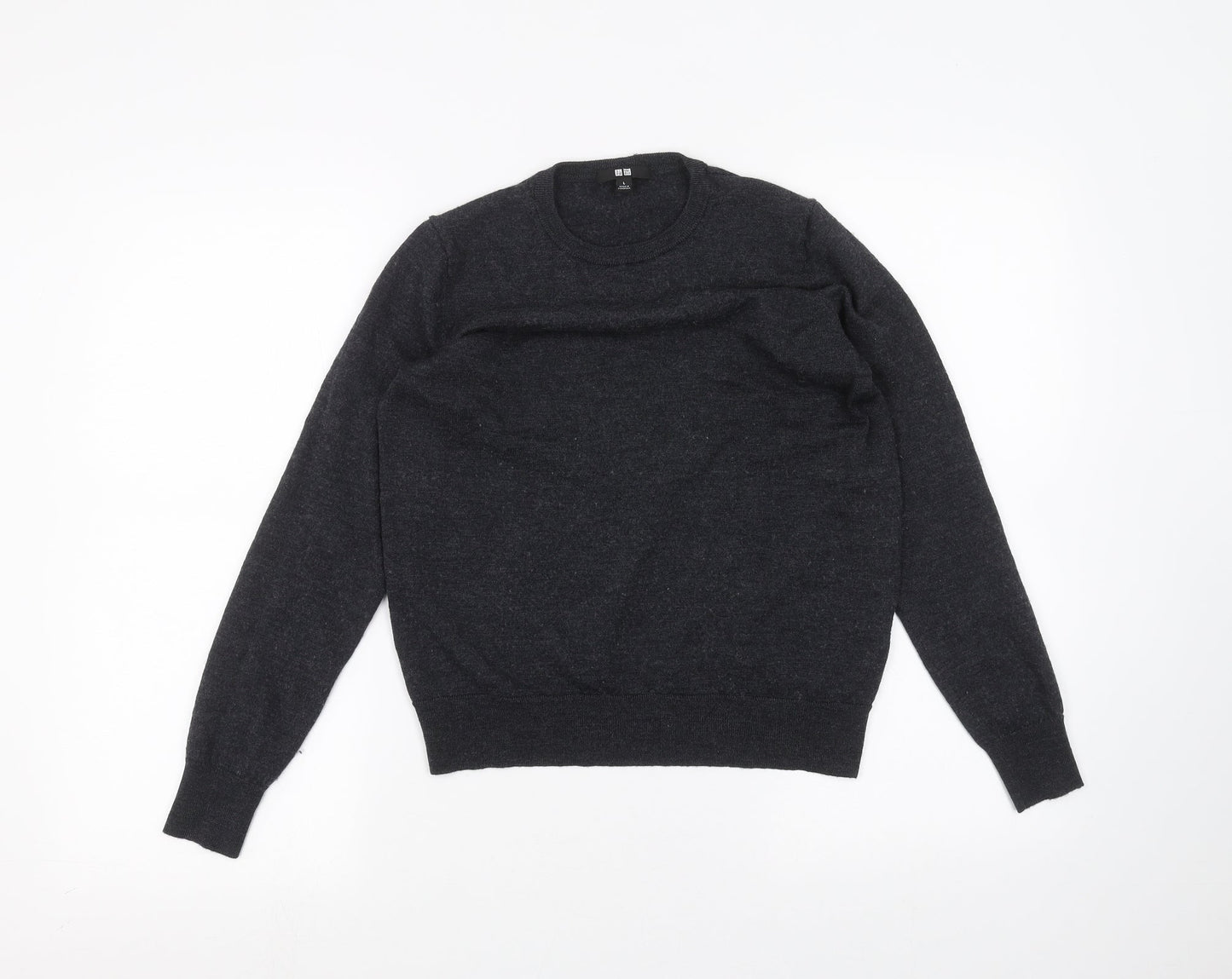 Uni Boys Black   Pullover Jumper Size L