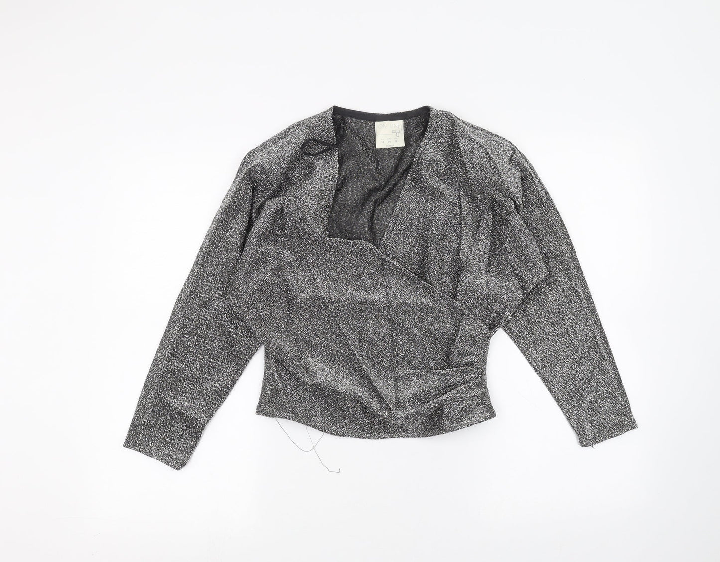 on line Womens Silver   Basic T-Shirt Size 12