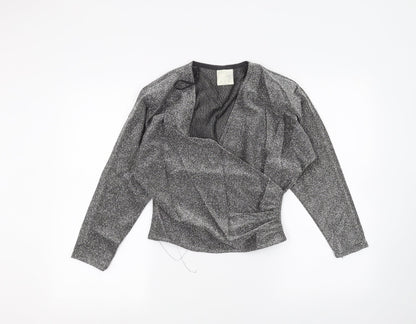 on line Womens Silver   Basic T-Shirt Size 12