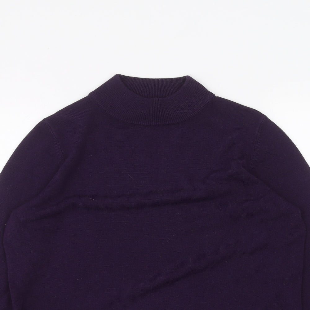 Marks and Spencer Womens Purple   Basic T-Shirt Size 8