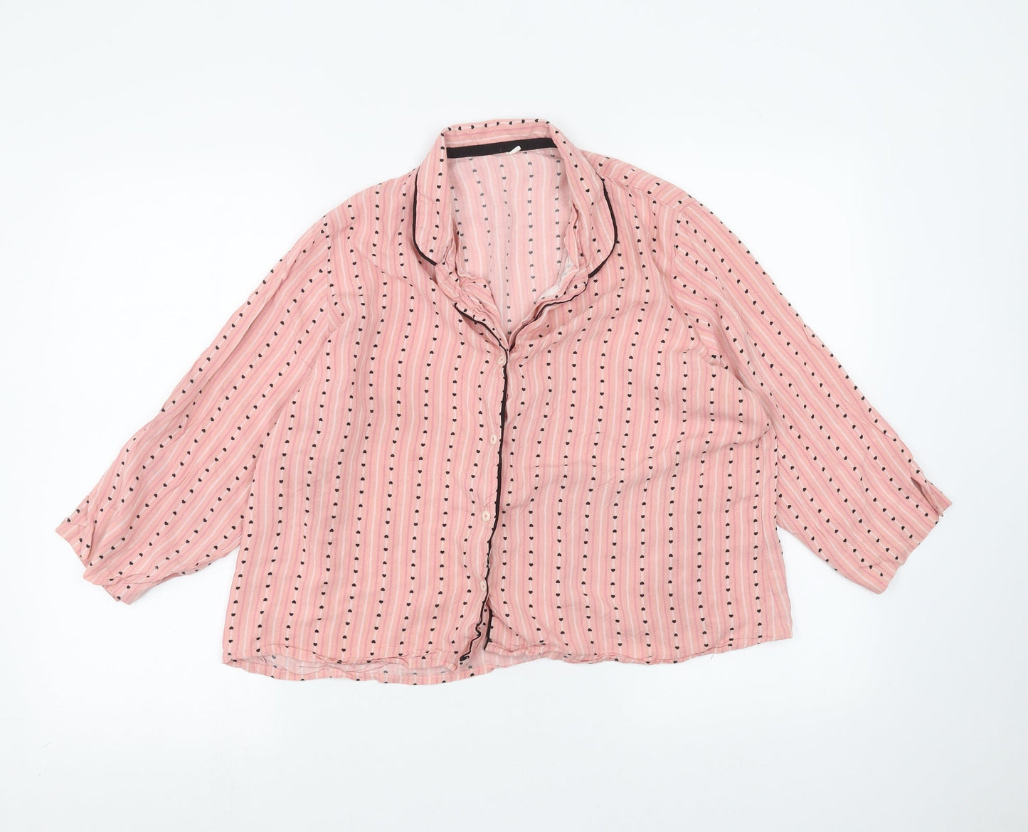 Atmosphere Womens Pink   Basic Button-Up Size 16