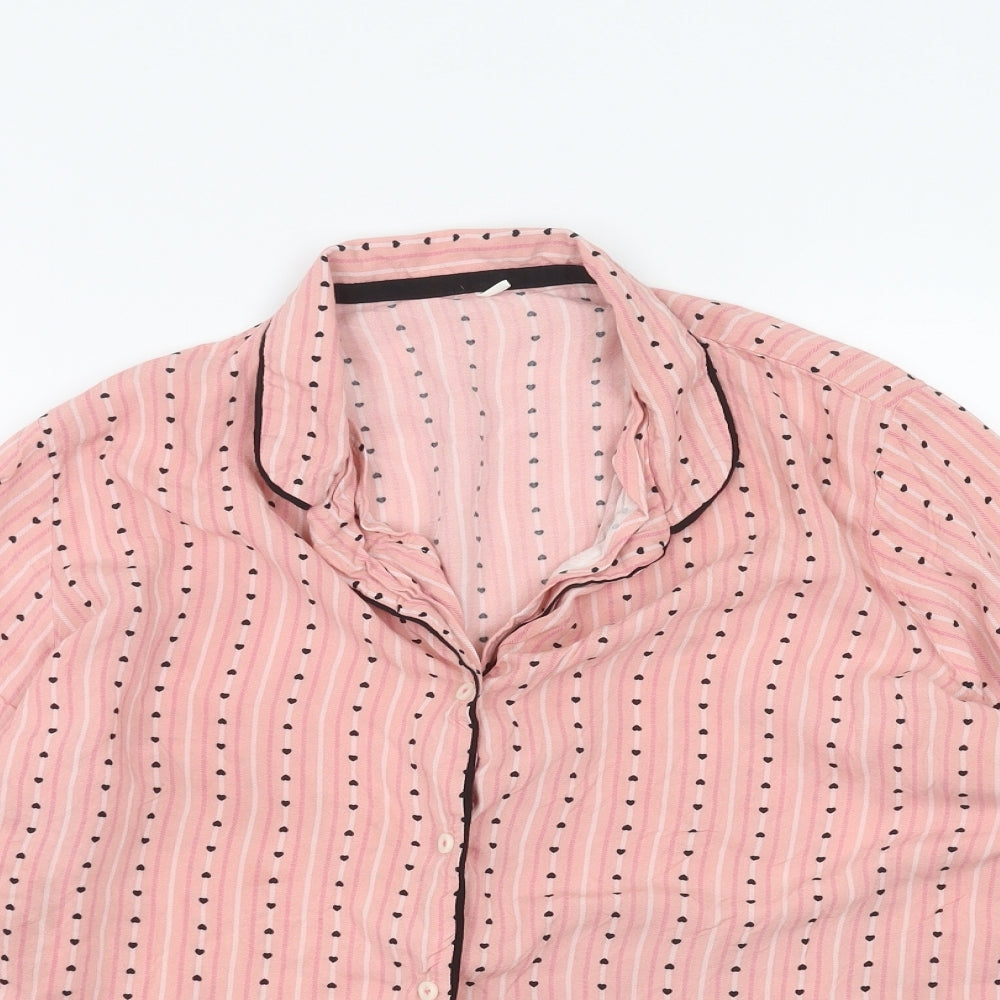 Atmosphere Womens Pink   Basic Button-Up Size 16