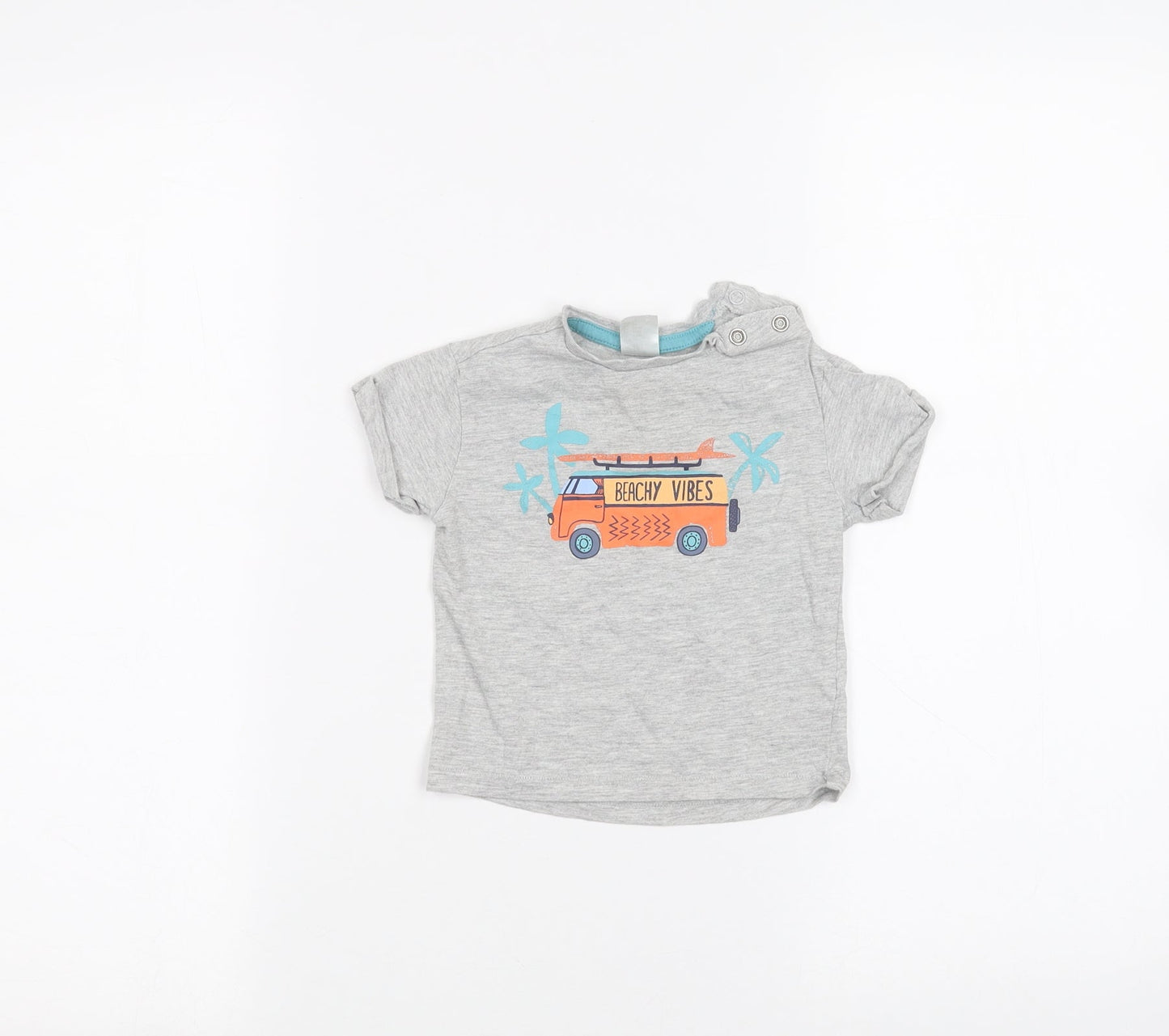H&M Baby Grey   Basic T-Shirt Size 3-6 Months