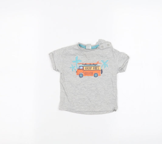 H&M Baby Grey   Basic T-Shirt Size 3-6 Months