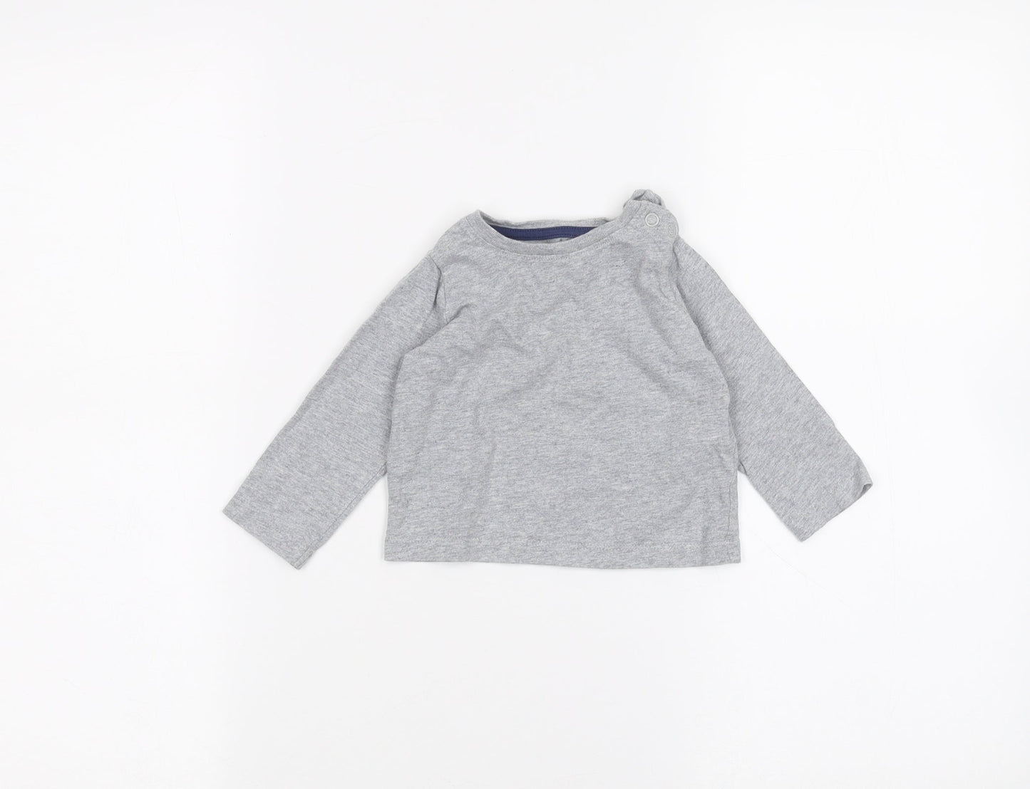 Baby Boden Baby Grey   Basic T-Shirt Size 3-6 Months