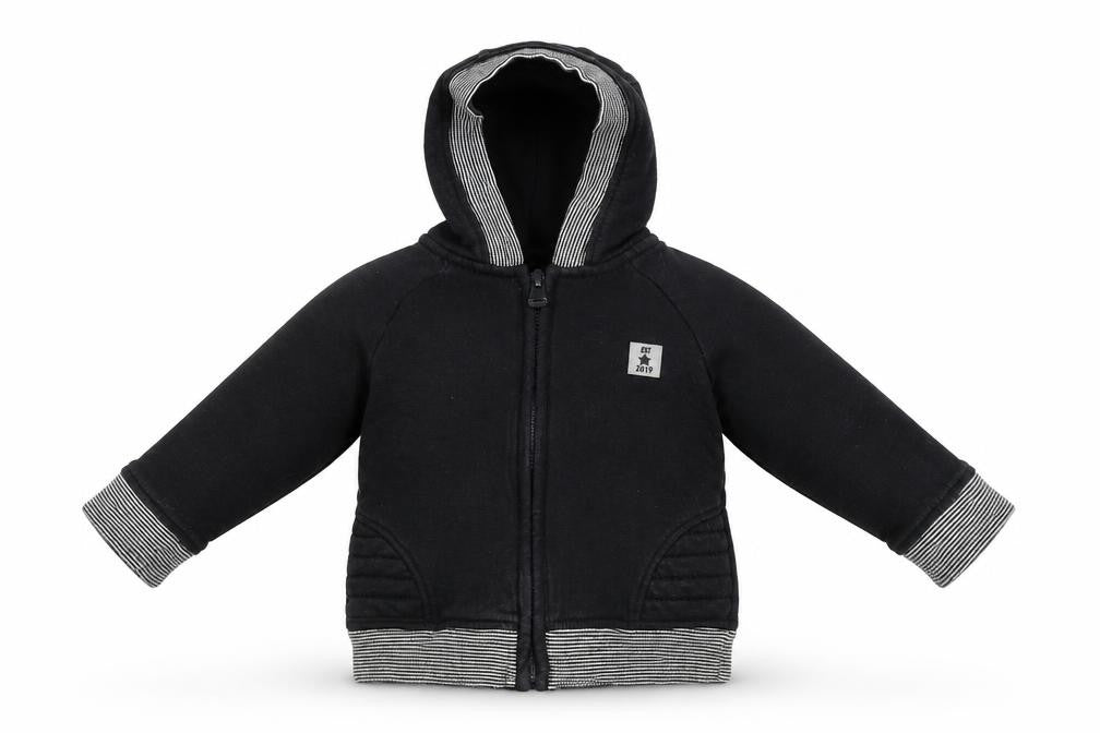 Nutmeg Baby Black   Basic Coat Coat Size 6-9 Months