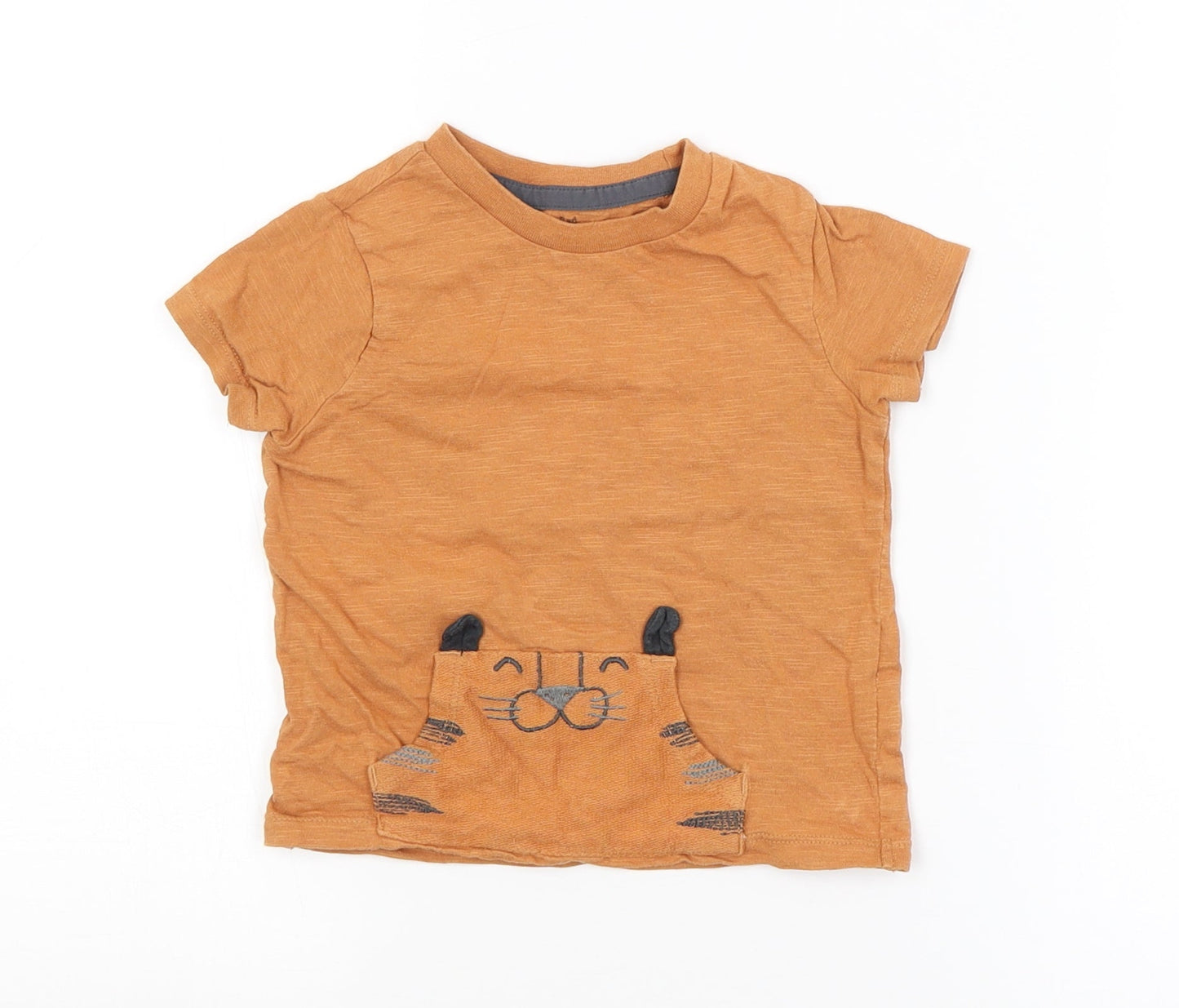 F&F Baby Orange   Basic T-Shirt Size 12-18 Months