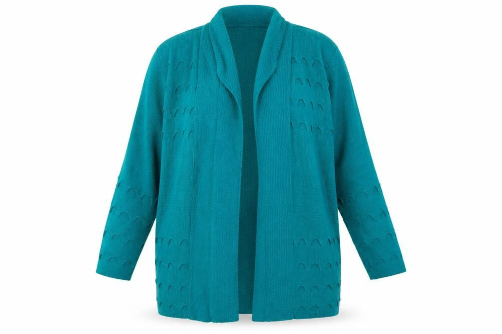 CHIC Womens Green   Cardigan Jumper Size XL