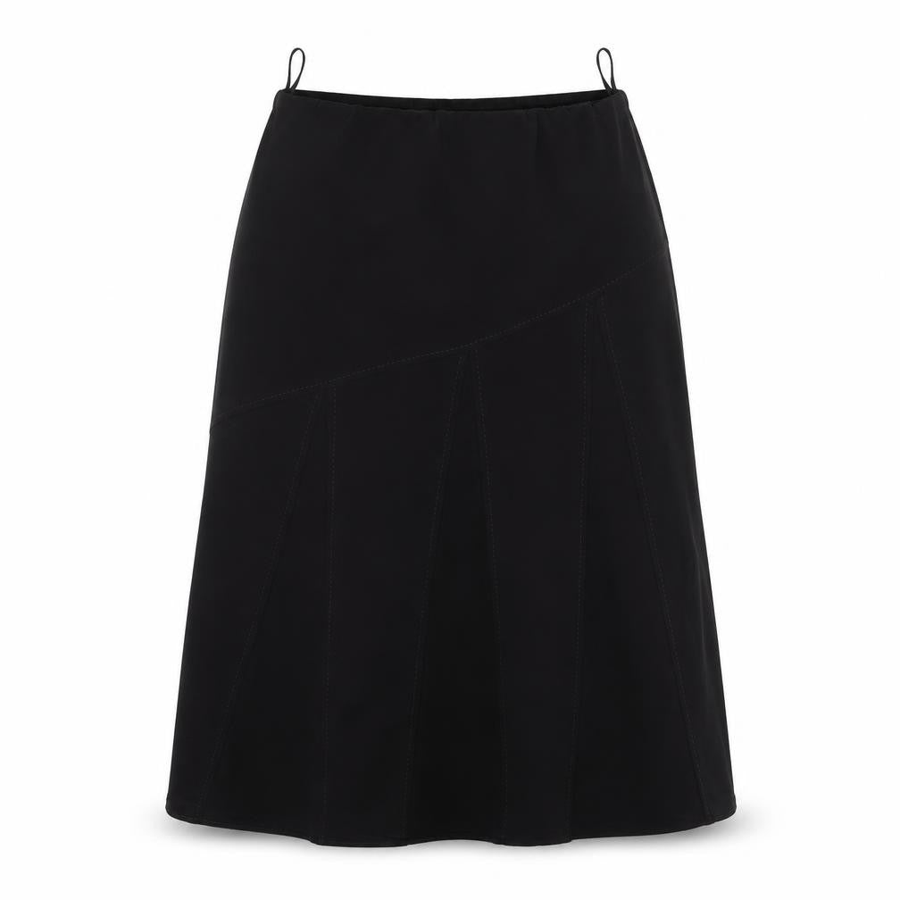 Janique Womens Black   A-Line Skirt Size 14