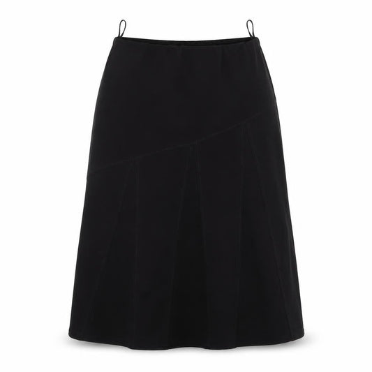 Janique Womens Black   A-Line Skirt Size 14