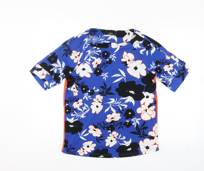 Next Womens Multicoloured Floral  Basic Blouse Size 10