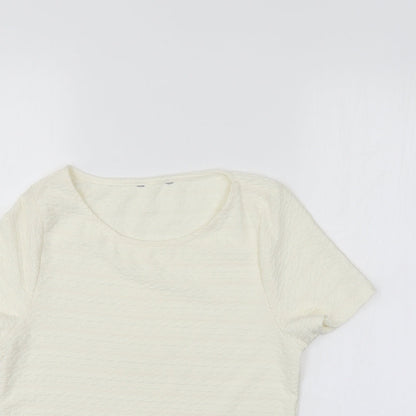 BHS Womens Ivory   Basic Blouse Size 8
