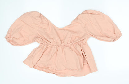 Cameo Rose Womens Pink Basic Blouse Size L