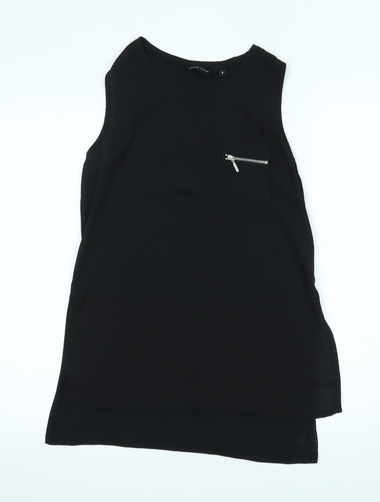New Look Womens Black   Basic Blouse Size 8