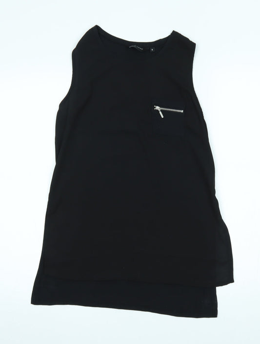 New Look Womens Black   Basic Blouse Size 8