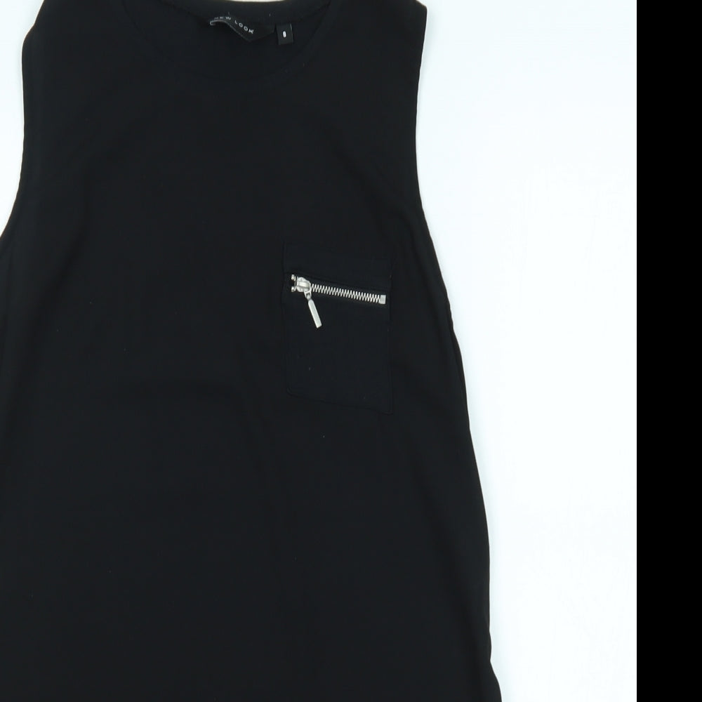 New Look Womens Black   Basic Blouse Size 8