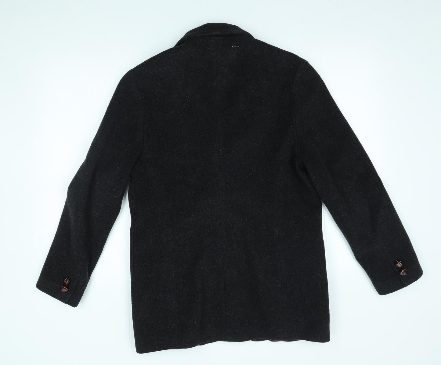 Preworn Womens Grey   Pea Coat Blazer Size 12