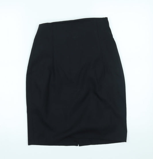 MARK ONE Womens Black   Straight & Pencil Skirt Size 12