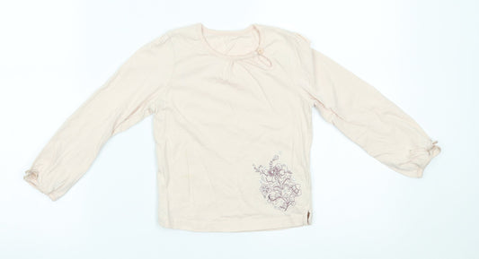 Mothercare Girls Pink   Basic T-Shirt Size 4-5 Years