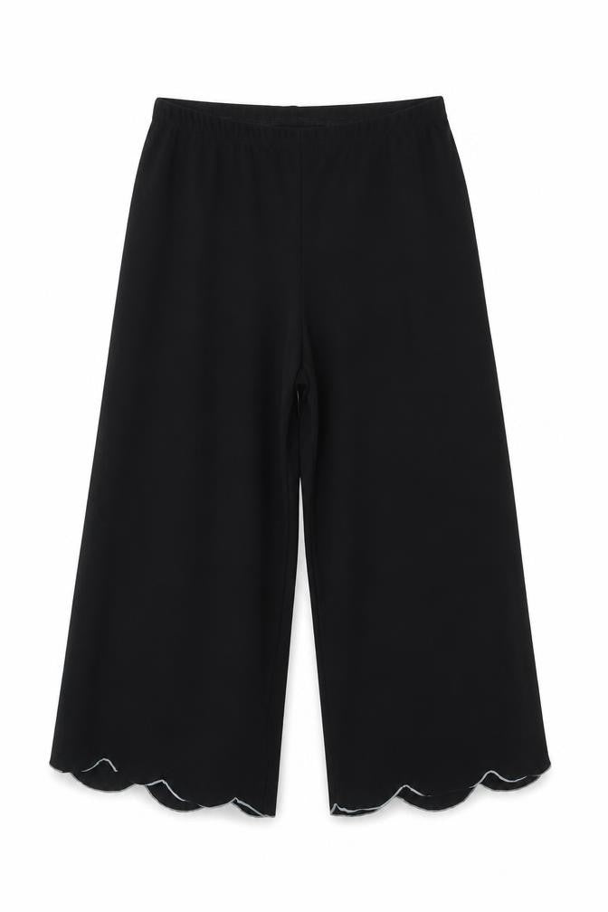 PRETTYLITTLETHING Womens Black   Capri Trousers Size 6 L22 in