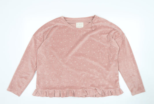 F&F Womens Pink   Top Pyjama Top Size 12