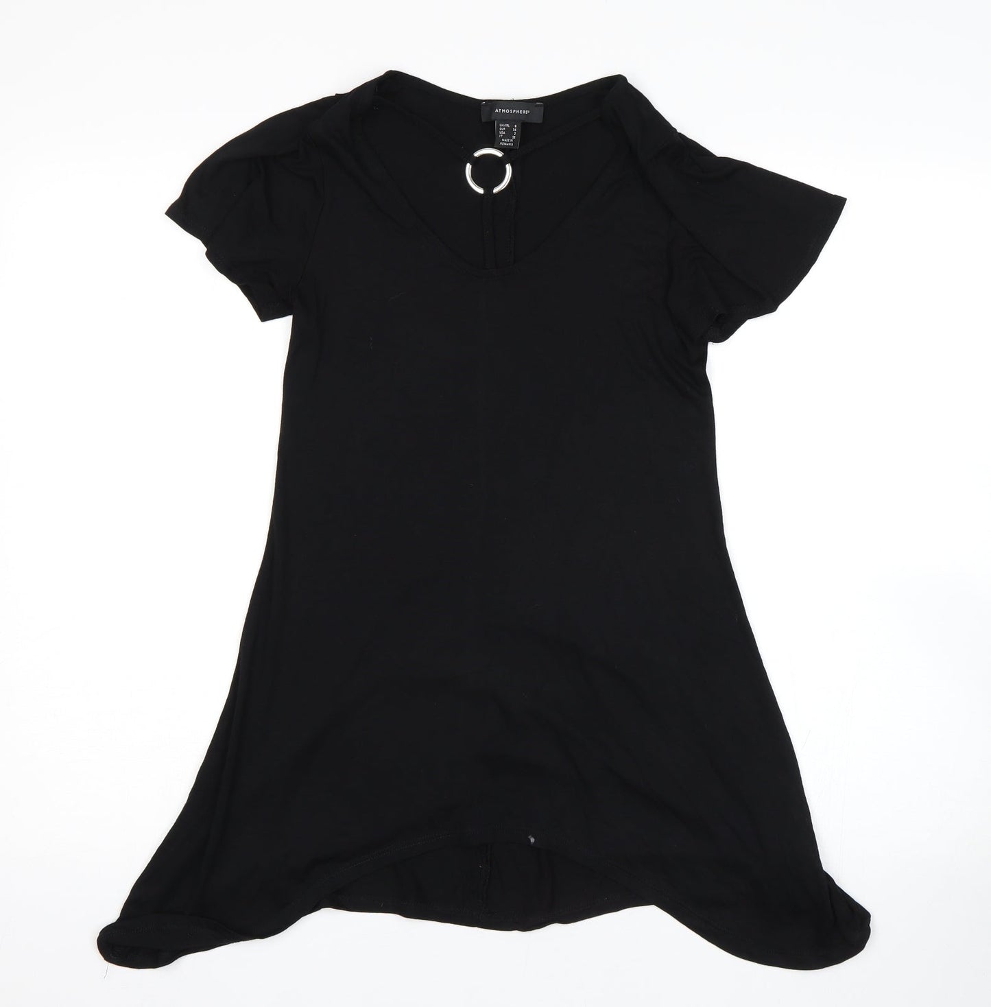 Atmosphere Womens Black   Basic T-Shirt Size 6