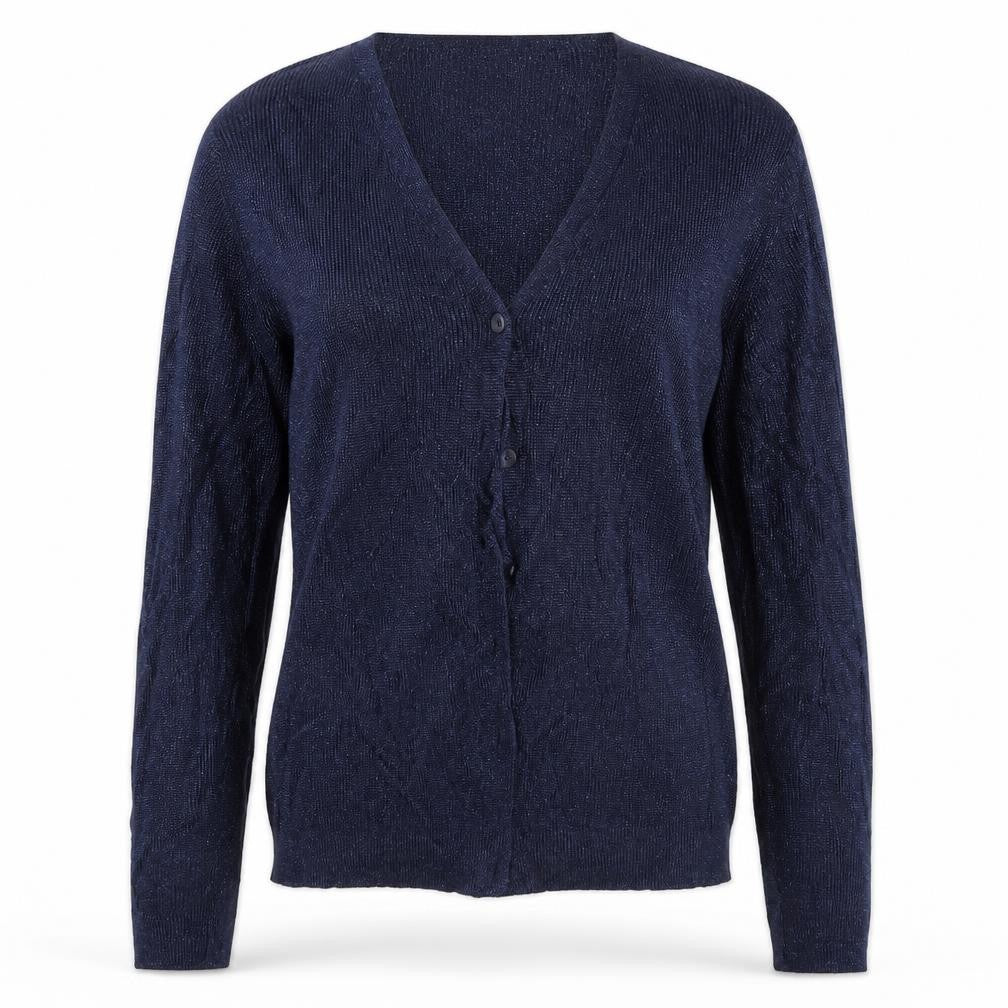 St Micheal Womens Blue   Cardigan Jumper Size 12