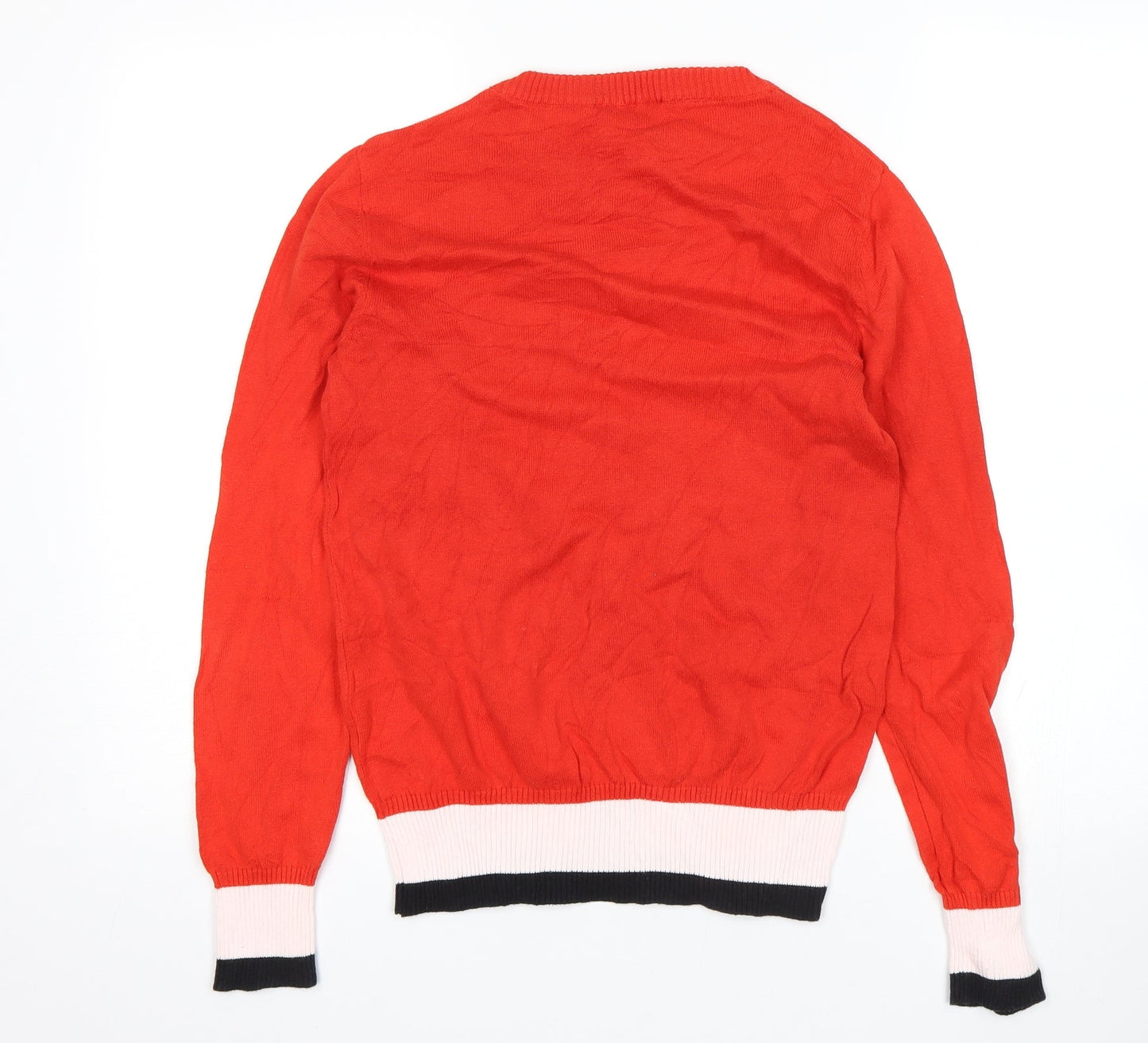 Up2Fashion Womens Red   Pullover Jumper Size S