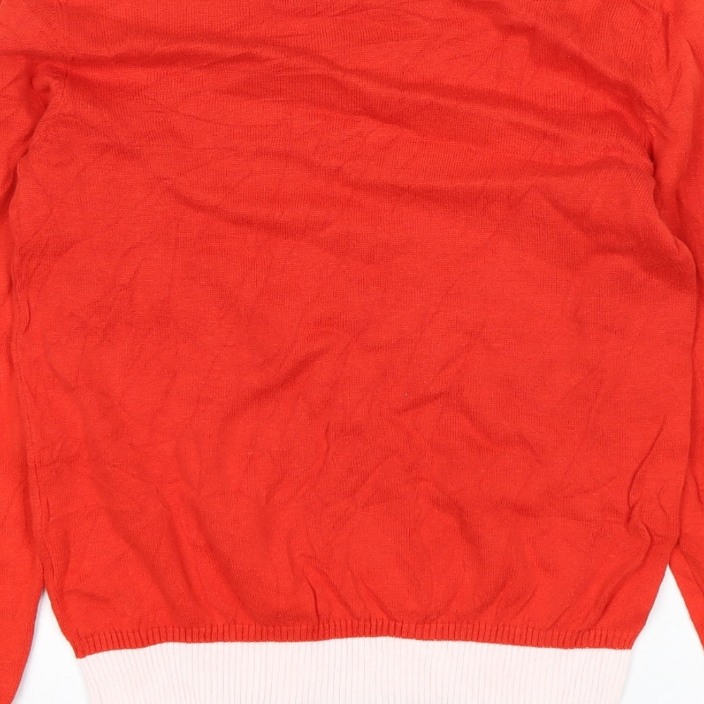 Up2Fashion Womens Red   Pullover Jumper Size S