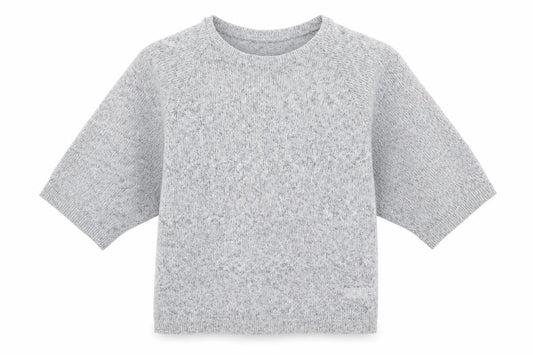 Front view of ASOS women’s grey jumper, size UK 14