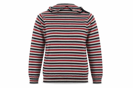 Warehouse Womens Multicoloured Striped  Pullover Jumper Size 10