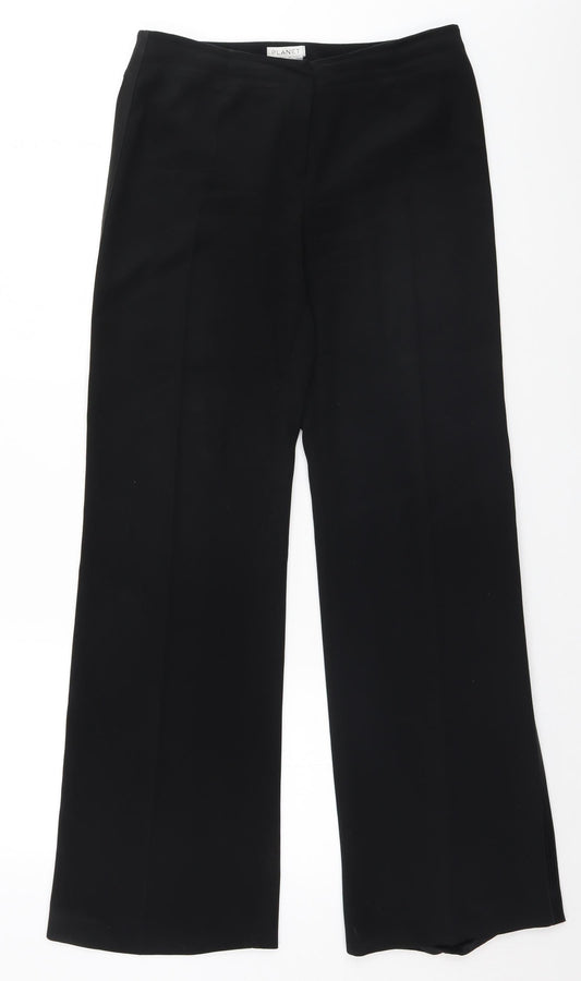 Planet Womens Black   Trousers  Size 8 L32 in