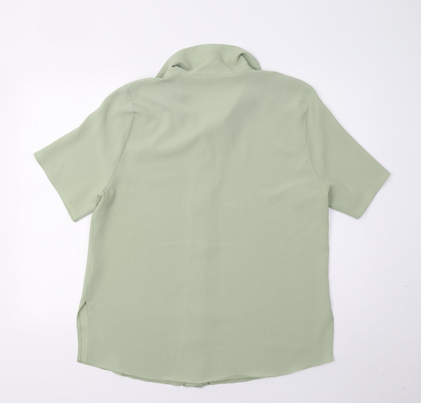 Isabelle Womens Green   Basic Button-Up Size 16