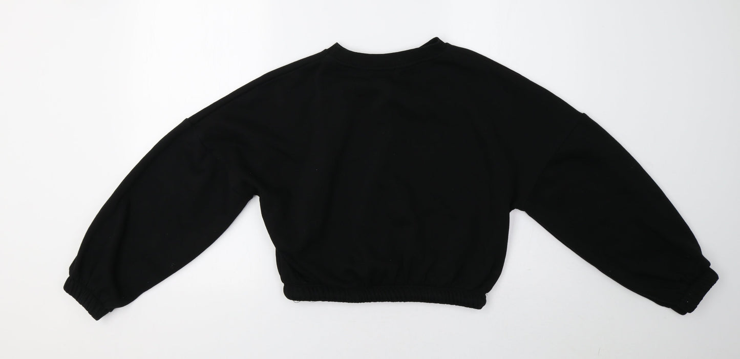 Primark Womens Black   Pullover Sweatshirt Size XS