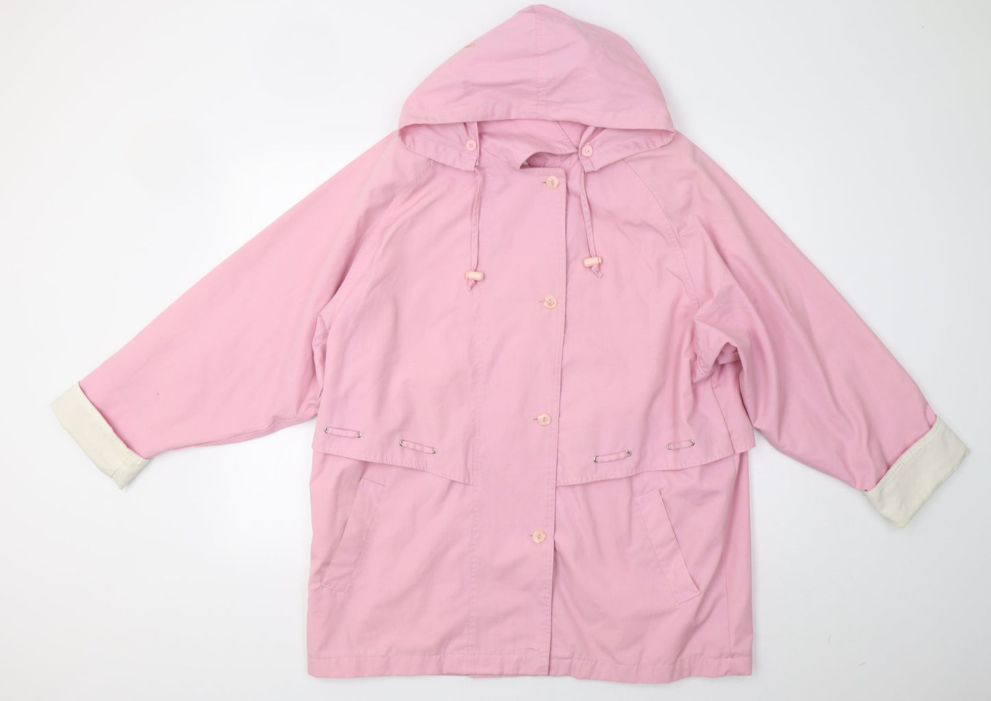 Knightsbridge Womens Pink   Overcoat Blazer Size 14
