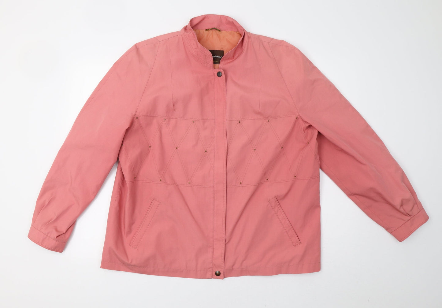 Dannimac Womens Pink   Overcoat Coat Size L