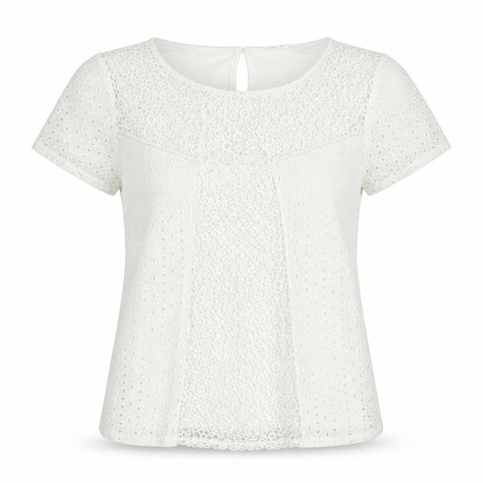 Adiva Naturals Womens White   Basic T-Shirt Size M