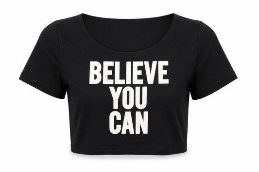 Preworn Womens Black   Cropped T-Shirt Size S