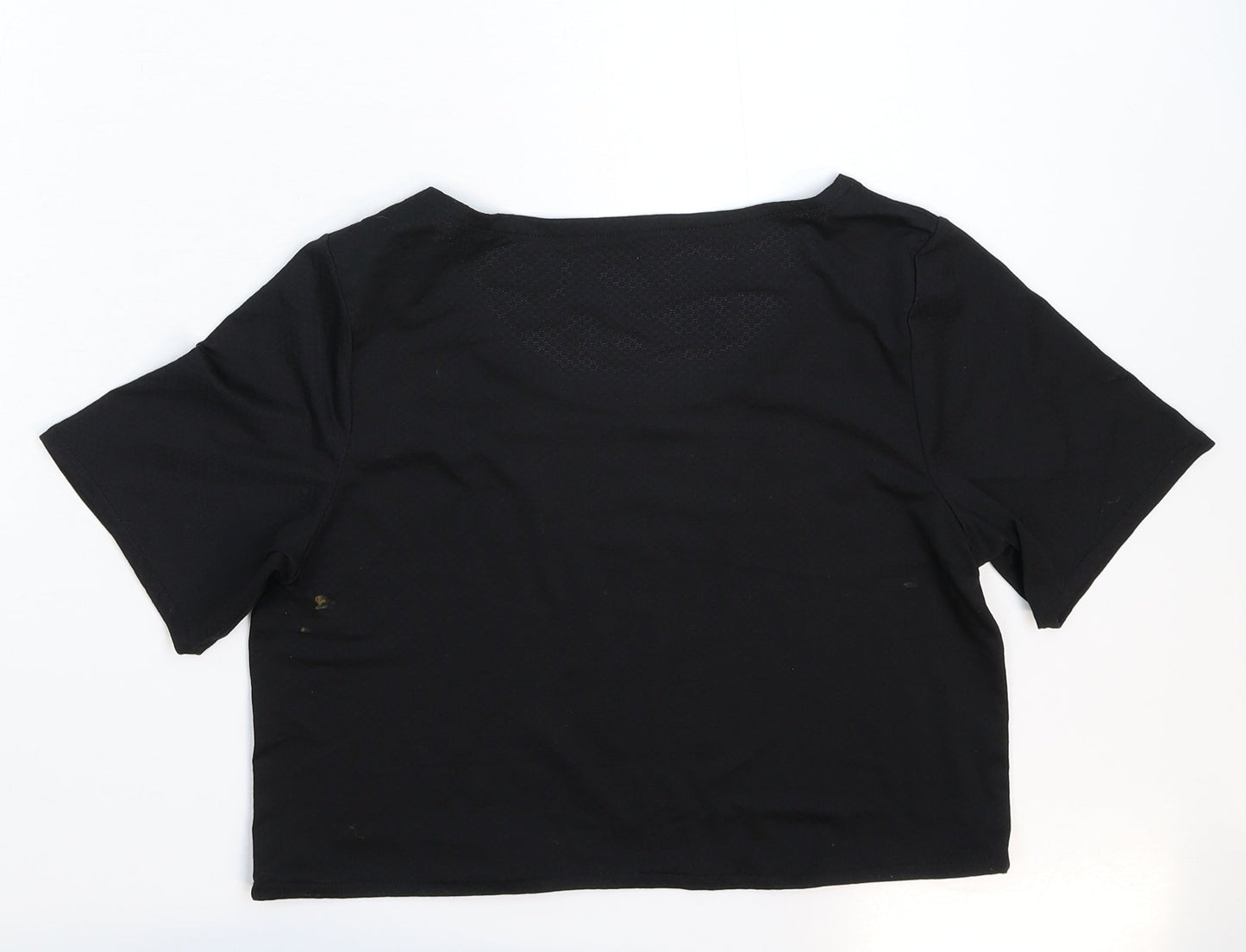 Preworn Womens Black   Cropped T-Shirt Size S