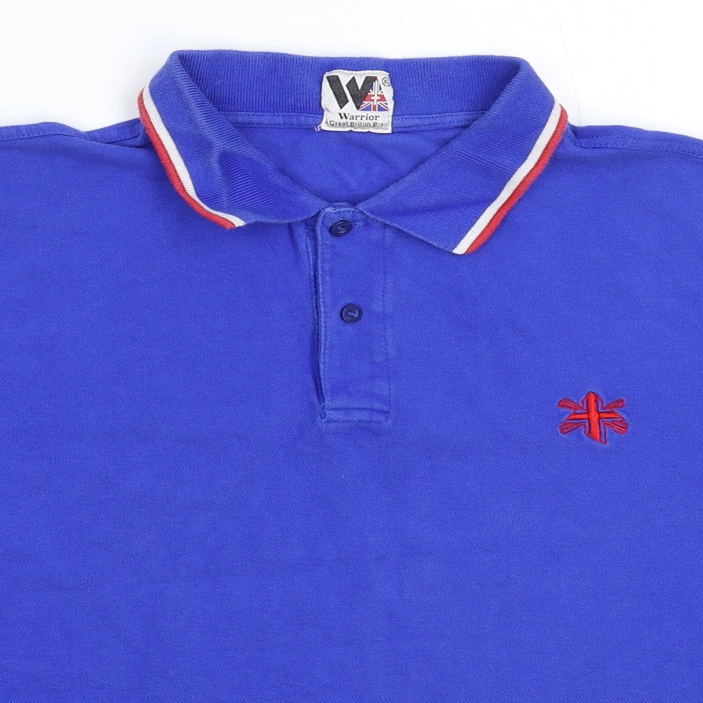 Warrior Boys Blue   Basic Polo Size XL